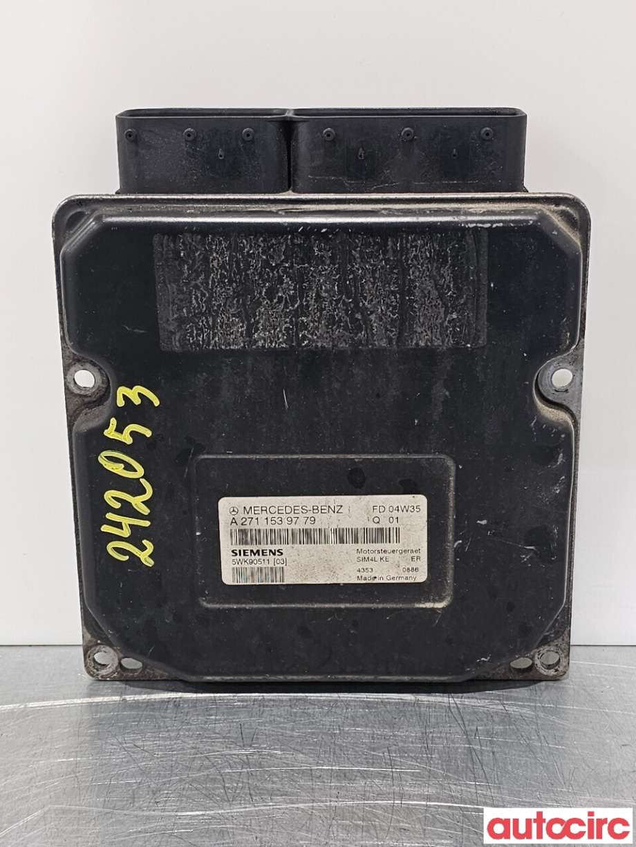 Styreenhet motor til Mercedes E-Klasse 2002-2006 (Fase 1) (W211) (W211) (MERCEDES|A2711539779|5WK90511)