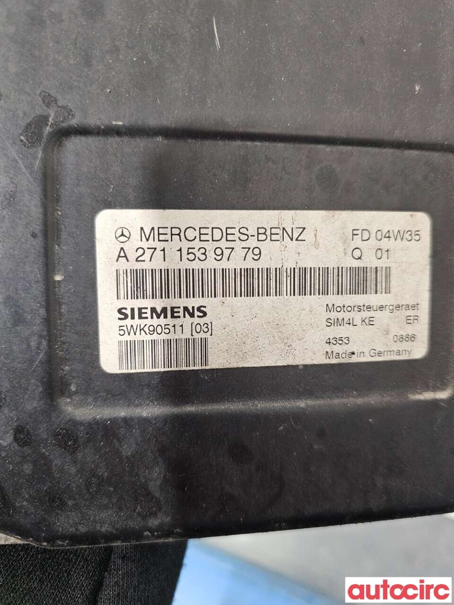 Styreenhet motor til Mercedes E-Klasse 2002-2006 (Fase 1) (W211) (W211) (MERCEDES|A2711539779|5WK90511)