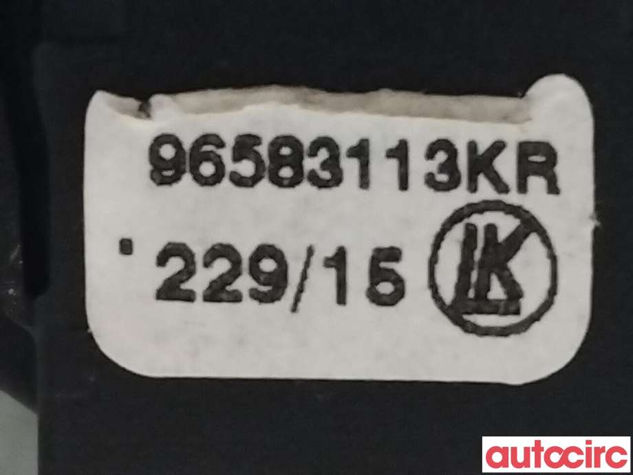 Bryter nødblink til Peugeot Partner 2015-2019 (Type II, Fase 2) (PEUGEOT|6990L2|96583113KR)