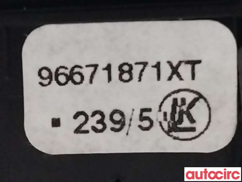 Bryter diverse til Peugeot Partner 2015-2019 (Type II, Fase 2) (PEUGEOT|96671871XT|)