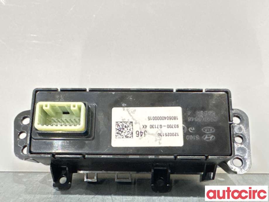 Bryter diverse til Hyundai Ioniq Electric 2016-2019 (Fase 1)  (HYUNDAI|93700G7130|120025130|93700-G7130)