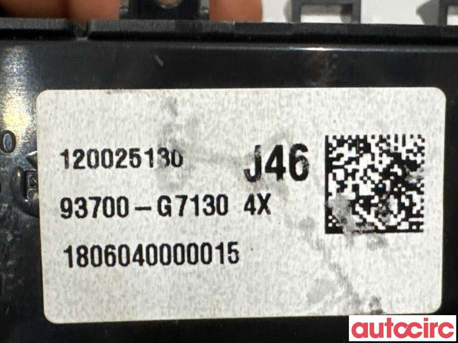 Bryter diverse til Hyundai Ioniq Electric 2016-2019 (Fase 1)  (HYUNDAI|93700G7130|120025130|93700-G7130)
