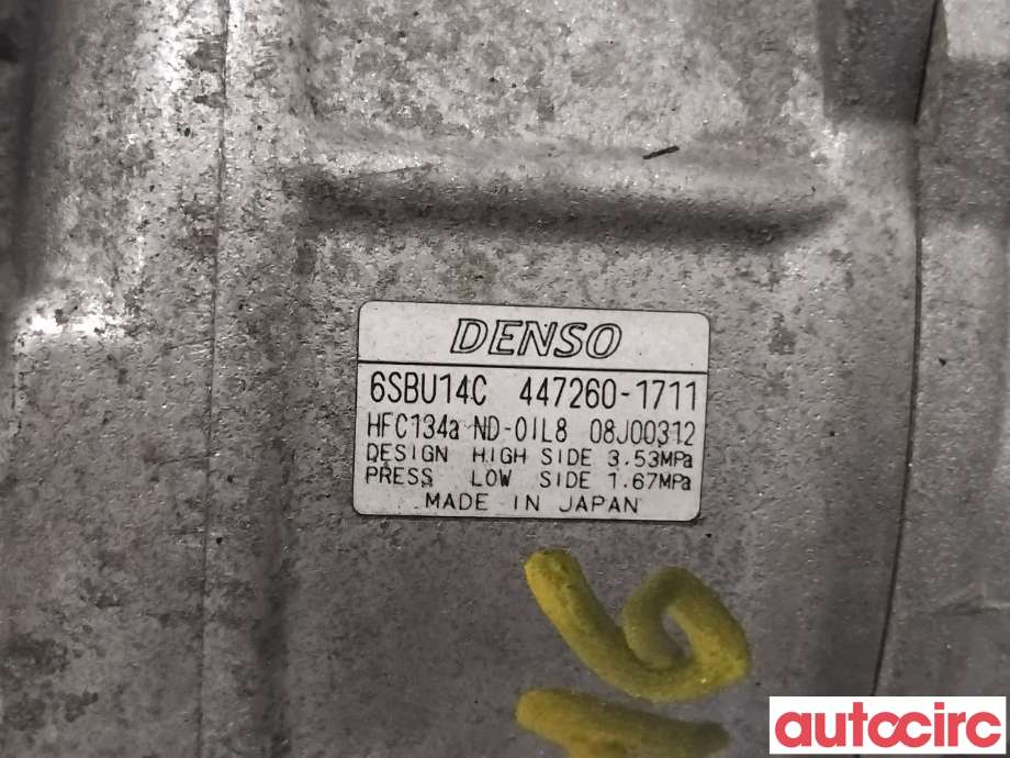 Aircondition kompressor til BMW 5-Serie 2003-2010 (E60/E61) (E60/E61) (BMW|64526961618|447260-1711)
