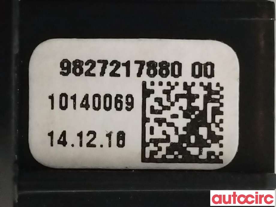 Bryter start/stopp til Peugeot 5008 2017-->> (Type II) (PEUGEOT|9827217880)