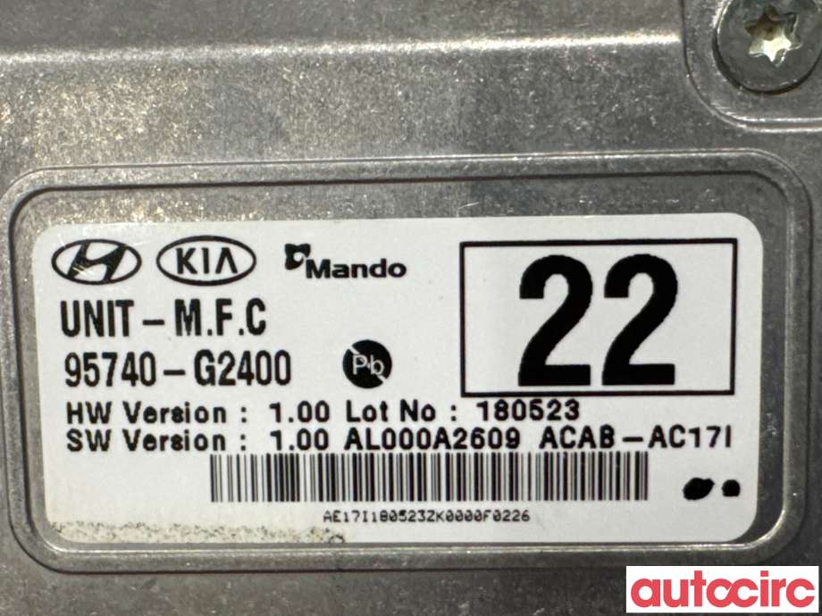 Kamera til Hyundai Ioniq Electric 2016-2019 (Fase 1)  (HYUNDAI|95740G2400||95740-G2400)