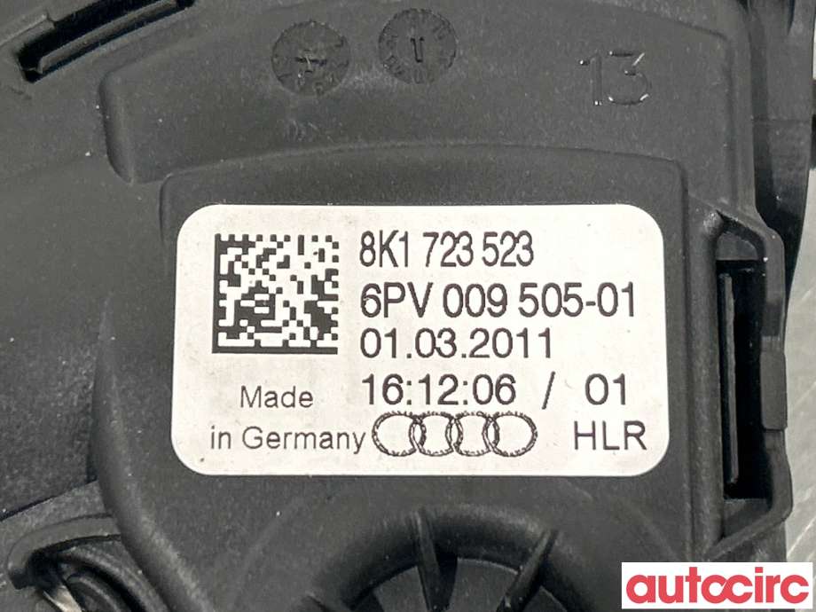 Pedal gass til Audi A4 2007-2014 (Type IV) (B8) (B8) (AUDI|8K1723523A|8K1723523)