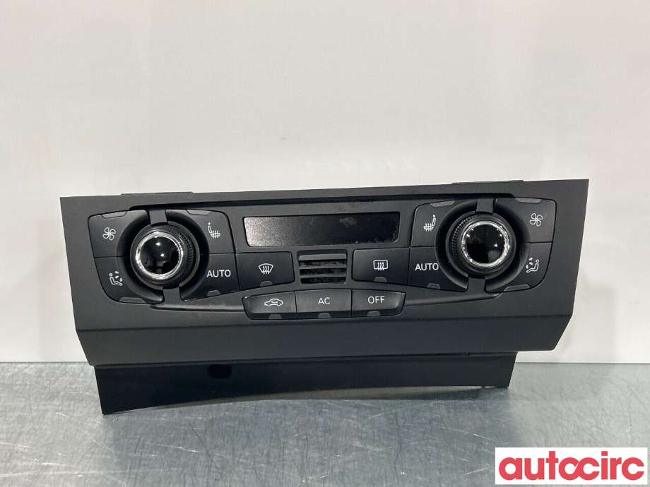 Varmeapparat betjening til Audi A4 2007-2014 (Type IV) (B8) (B8) (AUDI|8T1820043AK|A2C53346679|8T1820043AQ)