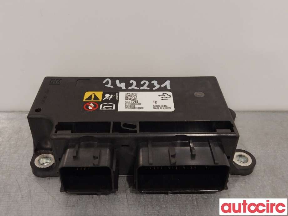 Airbag elektronikk til Opel Corsa E 2015-2019 (OPEL|13597092)