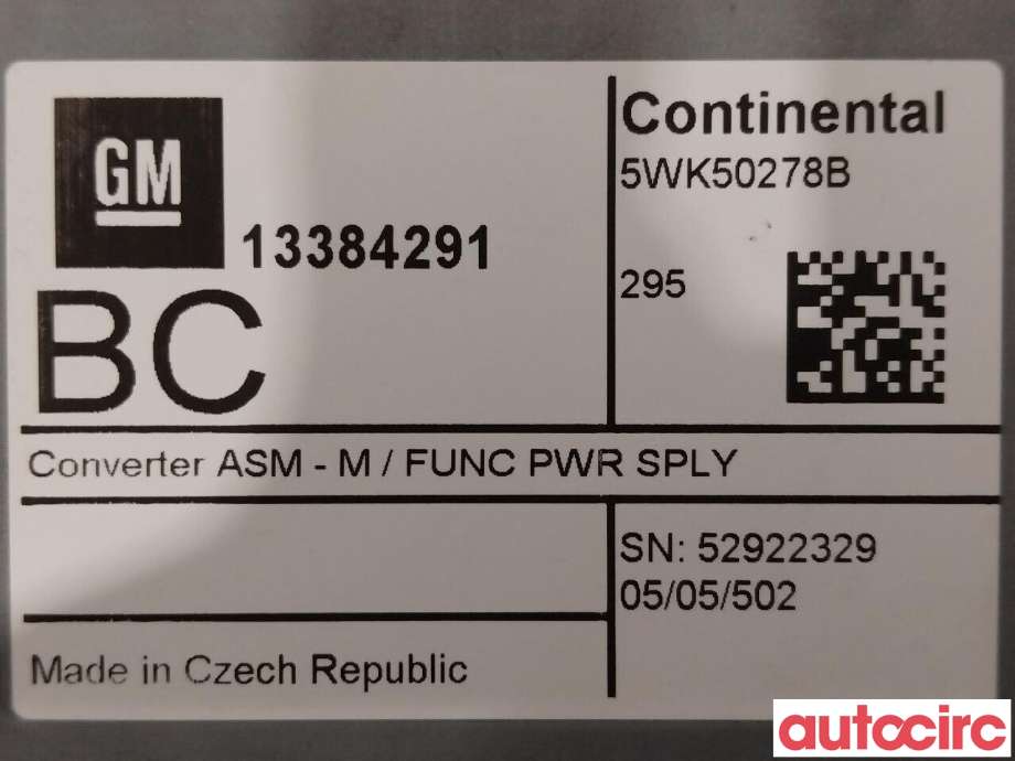 Styreenhet diverse til Opel Corsa E 2015-2019  (OPEL|13384291)