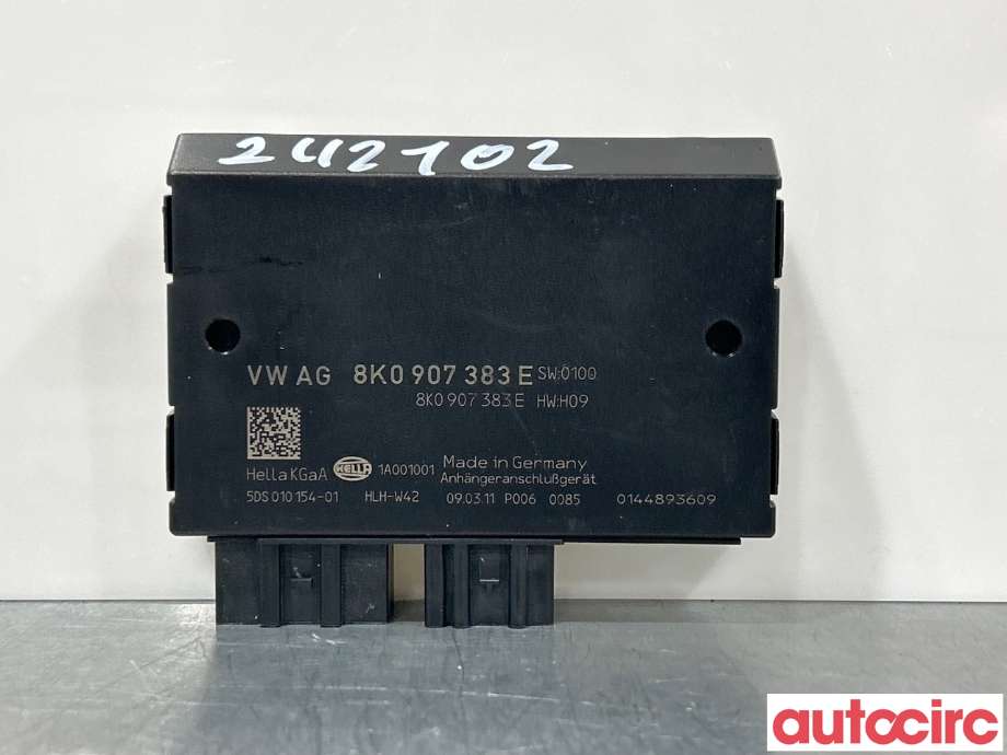 Styreenhet hengerfeste til Audi A4, 2007-2014 (Type IV) (B8) (B8) (AUDI|8K0907383E)