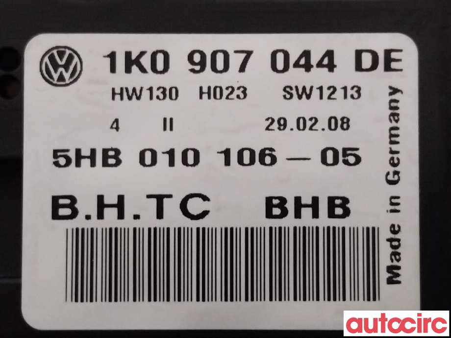 Varmeapparat betjening til VW Golf, Plus/Cross 2005-2009 (Fase 1)  (VOLKSWAGEN|1K0907044DE)
