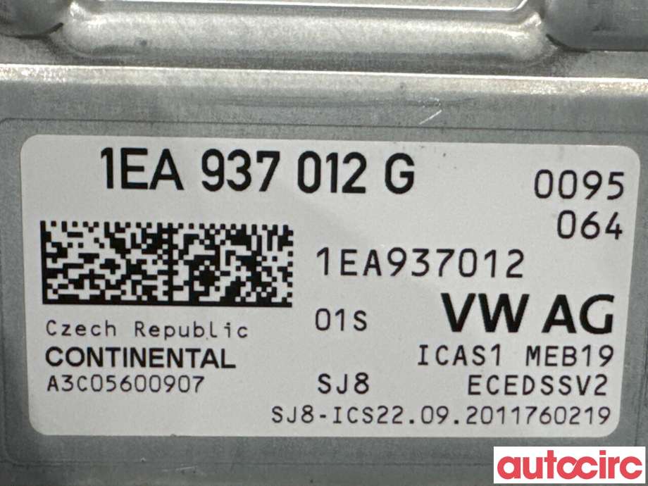 Diverse deler til VW ID.3 2020-->> (VOLKSWAGEN|1EA937012AD|A3C05600907|1EA937012G)