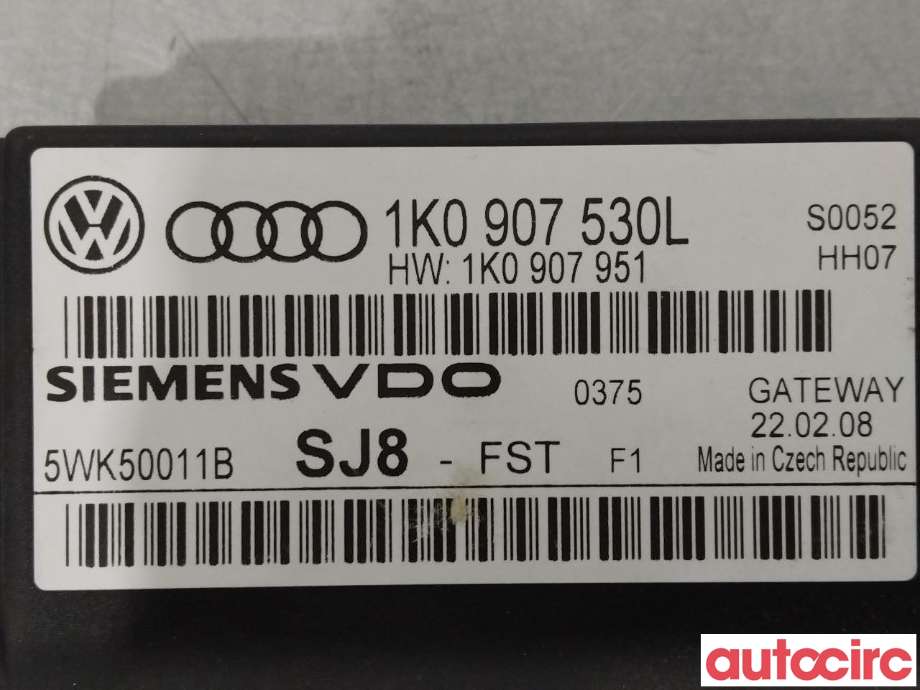 Diverse deler til VW Golf, Plus/Cross 2005-2009 (Fase 1)  (VOLKSWAGEN|7N0907530H|1K0907530L)