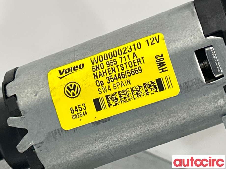 Viskermotor bakrute til VW Tiguan 2011-2016 (Type I, Fase 2)  (VOLKSWAGEN|5N0955711B|5N0955711A)