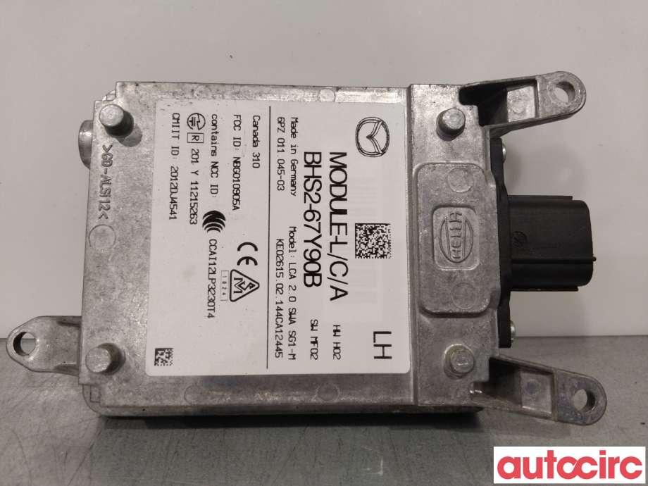Sensor radar til Mazda 3 2013-2016 (Type III, Fase 1) (MAZDA|BHS2-67-Y90F|6PZ011045-03|BHS2-67Y90B)