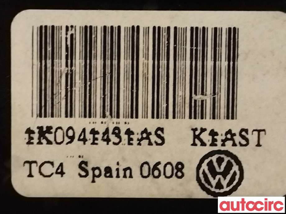Bryter lys til VW Golf, Plus/Cross 2005-2009 (Fase 1)  (VOLKSWAGEN|1K0941431AS)