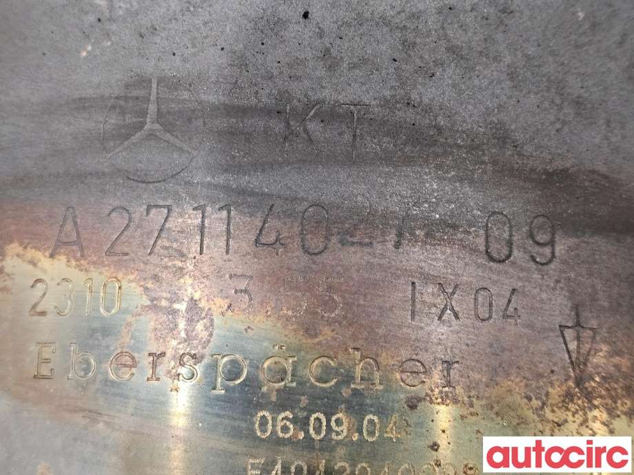 Manifold eksos til Mercedes E-Klasse 2002-2006 (Fase 1) (W211) (W211) (MERCEDES|A2711402109|A2711402709)