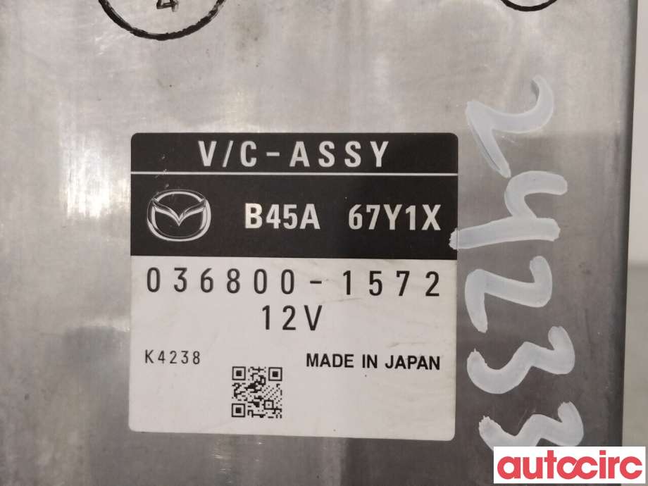 Styreenhet diverse til Mazda 3 2013-2016 (Type III, Fase 1)  (MAZDA|B45A67Y1XG|036800-1572|B45A67Y1X)