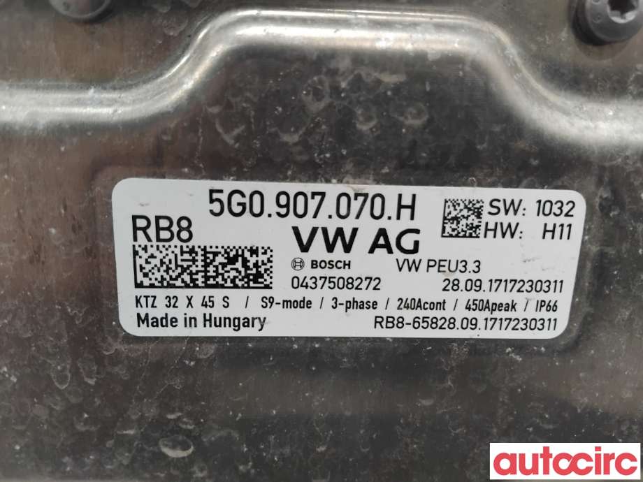 Inverter hybrid til VW e-Golf 2017-2020 (Fase 2)  (VOLKSWAGEN|5G0907070H|0437508272)