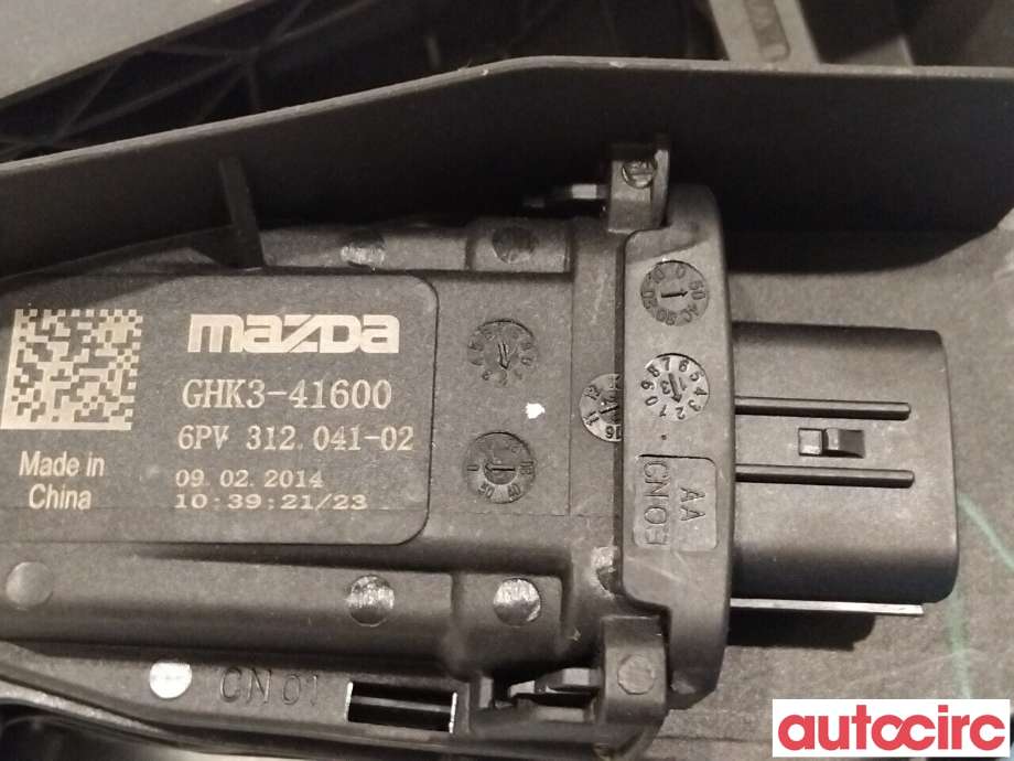 Pedal gass til Mazda 3 2013-2016 (Type III, Fase 1) (MAZDA|GHK341600G)