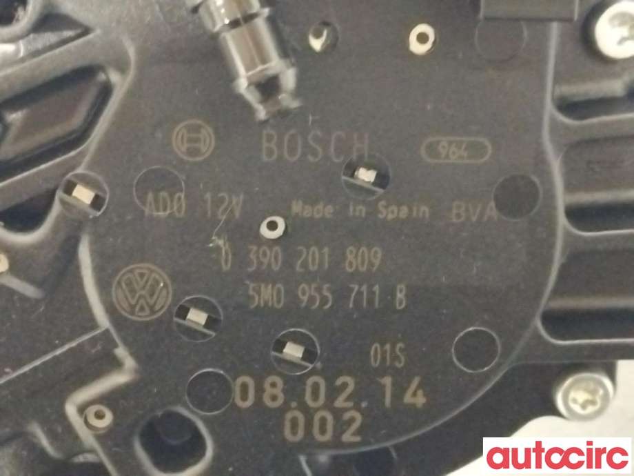 Viskermotor bakrute til VW Golf, Plus/Cross 2005-2009 (Fase 1)  (VOLKSWAGEN|1K6955711C|5M0955711B)