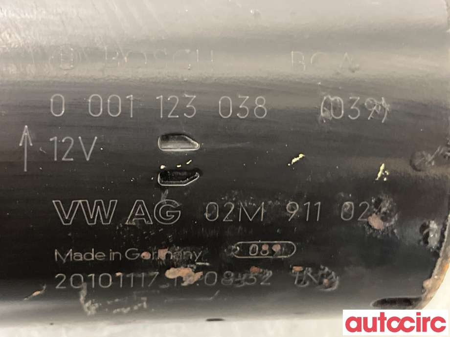 Starter diesel til VW Transporter / Caravelle 2009-2015 (Fase 2) (T5) (T5) (VOLKSWAGEN|02M911024X|0001123038|02M911024)