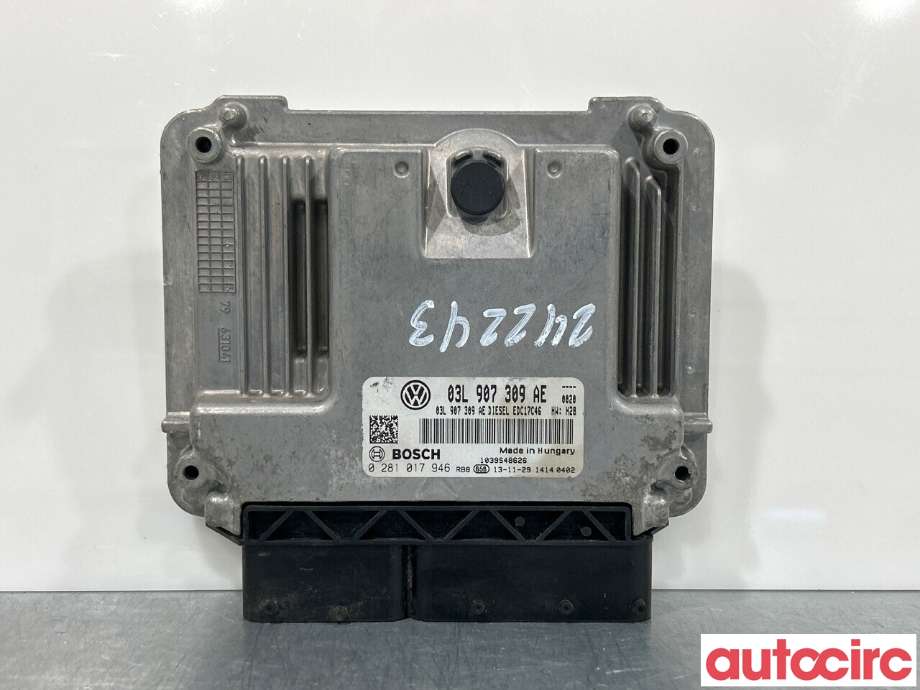 Styreenhet motor til VW Tiguan 2011-2016 (Type I, Fase 2) (VOLKSWAGEN|03L906018FQ5N0|03L906018FQ|03L907309AE)