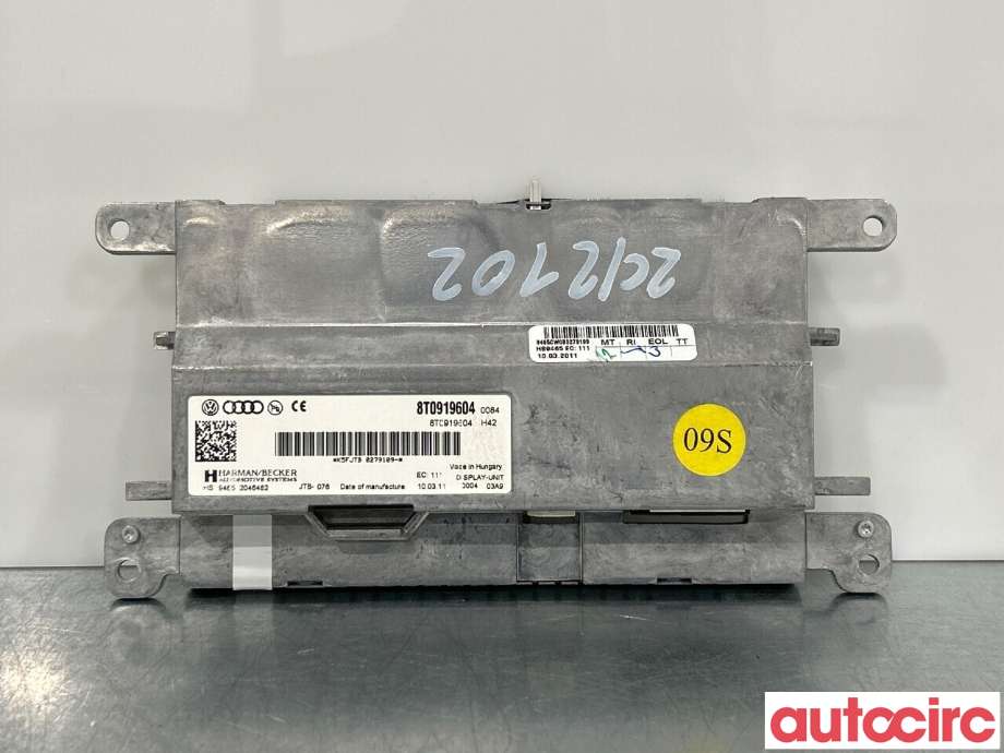 Instrument kjørecomputer til Audi A4 2007-2014 (Type IV) (B8) (B8) (AUDI|8T0919604B|8T0919604)