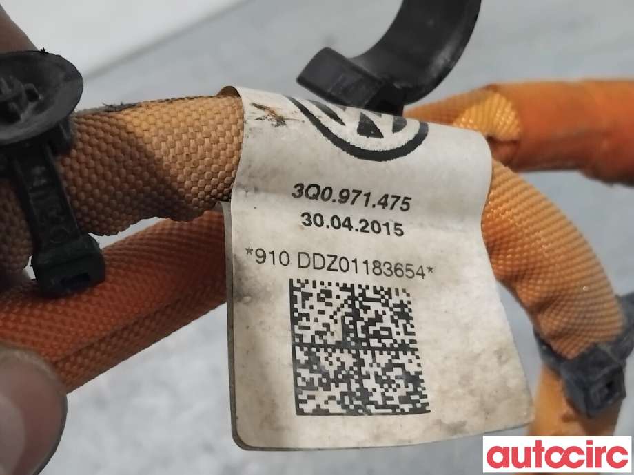 Kabel høy volt (HV) hybrid til VW e-Golf 2017-2020 (Fase 2)  (VOLKSWAGEN|3Q0971475||3Q0971475B)