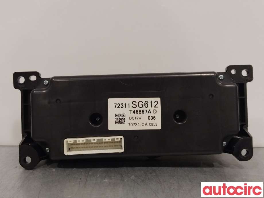Varmeapparat betjening til Subaru Forester 2013-2019 (Type IV) (SUBARU|72311SG611|72311SG612)