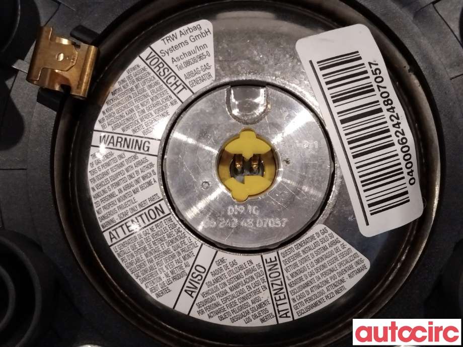 Airbag rattpute til Ford Focus 2004-2007 (Type II, Fase 1) (FORD|1670594|EBOE258602182|4M51-A042B85-DG3ZHE)