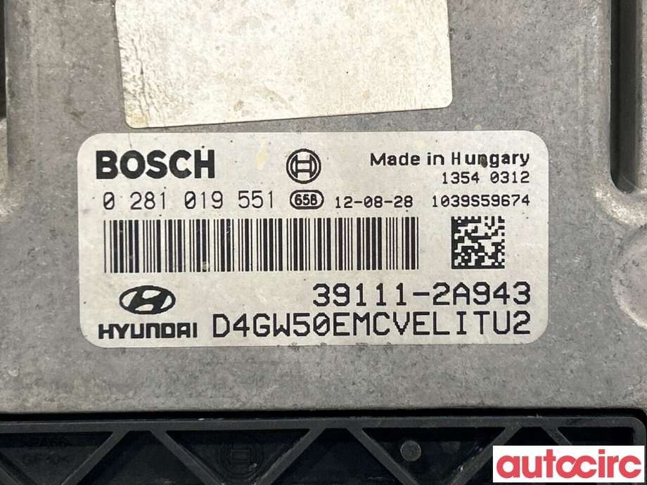 Styreenhet motor til Hyundai i30 2012-2017 (Type II)  (HYUNDAI|391132A931|391112A943)