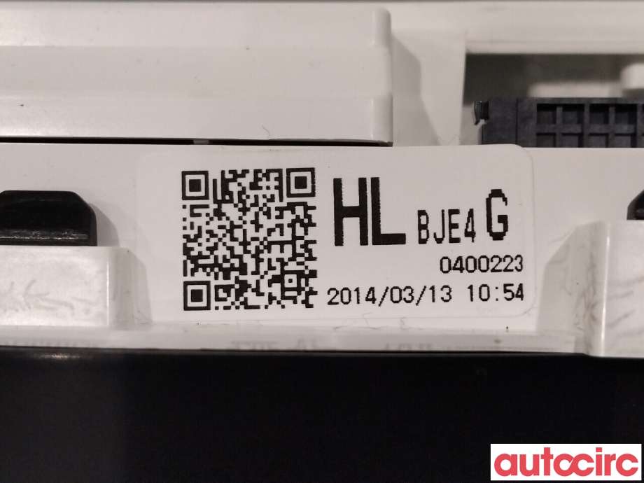Instrumentpanel til Mazda 3 2013-2016 (Type III, Fase 1)  (MAZDA|BJE4-55-471N|BJE4)