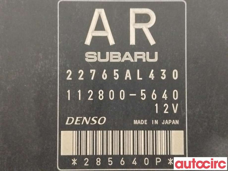 Styreenhet diverse til Subaru Forester 2013-2019 (Type IV)  (SUBARU|22765AL430)