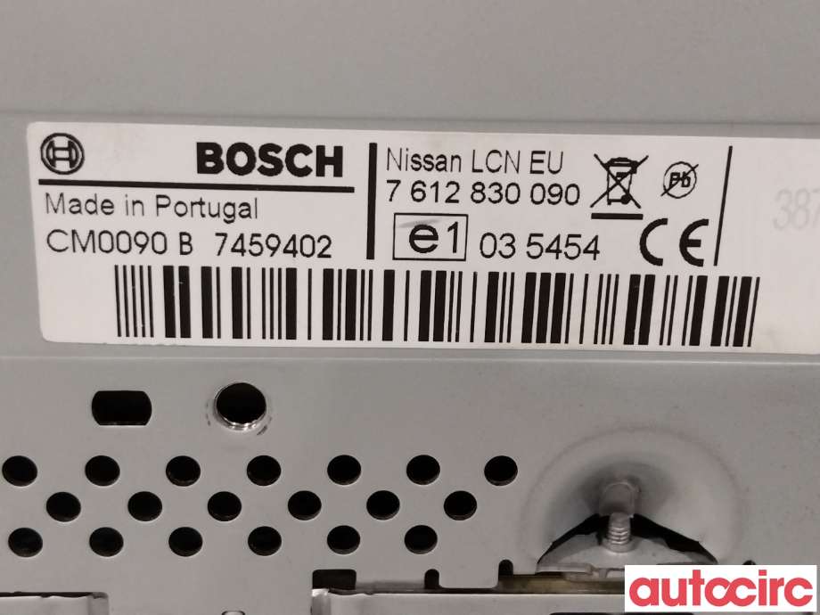 Bilstereo navigasjon til Nissan Juke 2010-2014 (Fase 1)  (NISSAN|25915BH20B|7612830090)