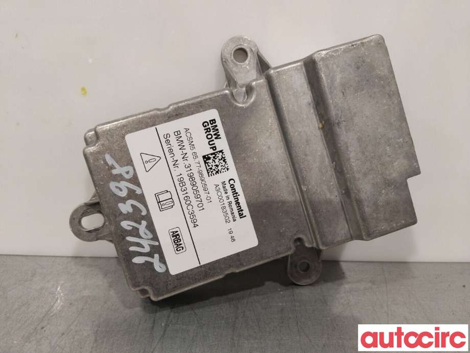 Airbag elektronikk til BMW 5-Serie, 2017-->> (G30/G31) (G30/G31) (BMW|65779890597)