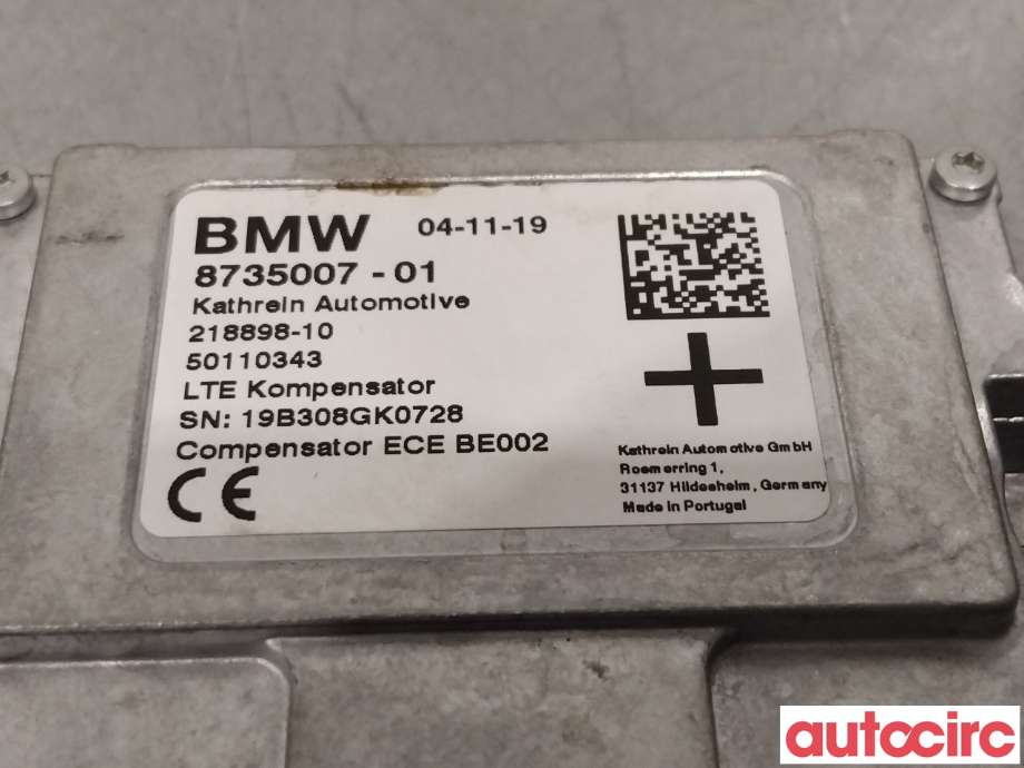Antenne forsterker til BMW 5-Serie 2017-->> (G30/G31) (G30/G31) (BMW|84108735007|218898-10|8735007-01)