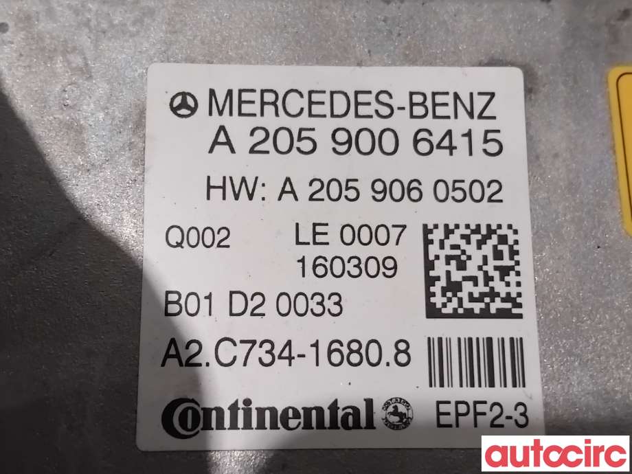 Inverter hybrid til Mercedes C-Klasse 2014-2018 (Fase 1) (W205) (W205) (MERCEDES|A2059000936|A2C734-16808|A2059006415)