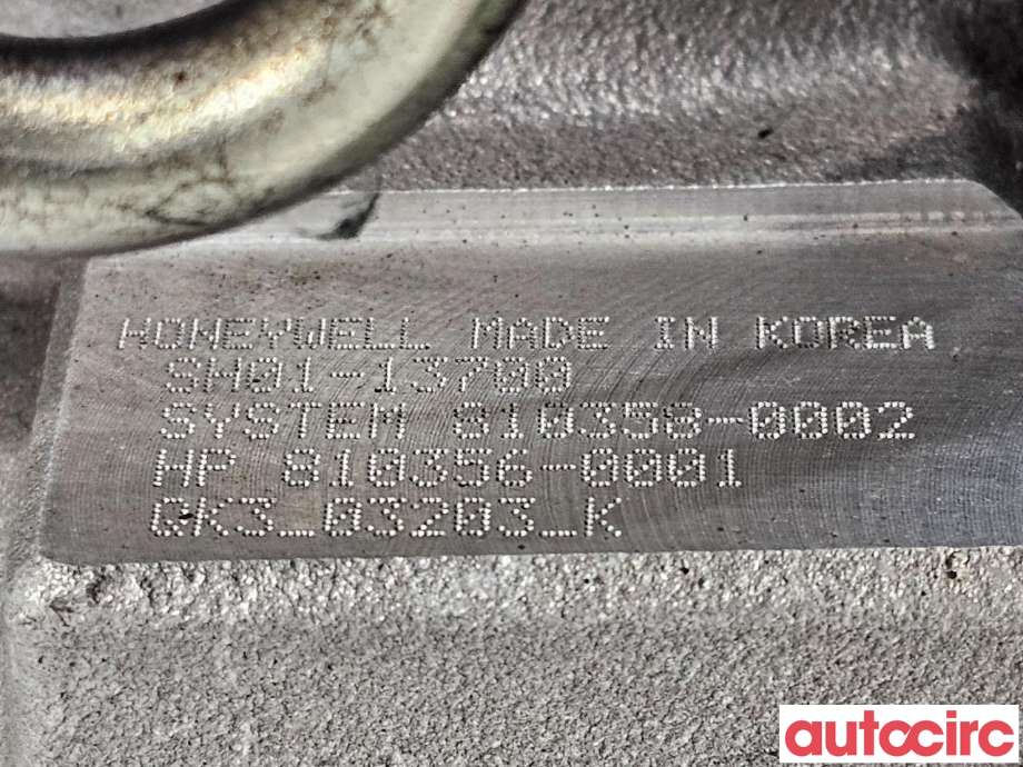 Turbo til Mazda 3 2013-2016 (Type III, Fase 1)  (MAZDA|SH01-13-700E|810358-0002|SH01-13700)