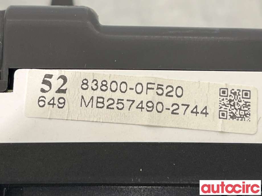Instrumentpanel til Toyota Verso 2009-2016 (Type III) (TOYOTA|838000F520)
