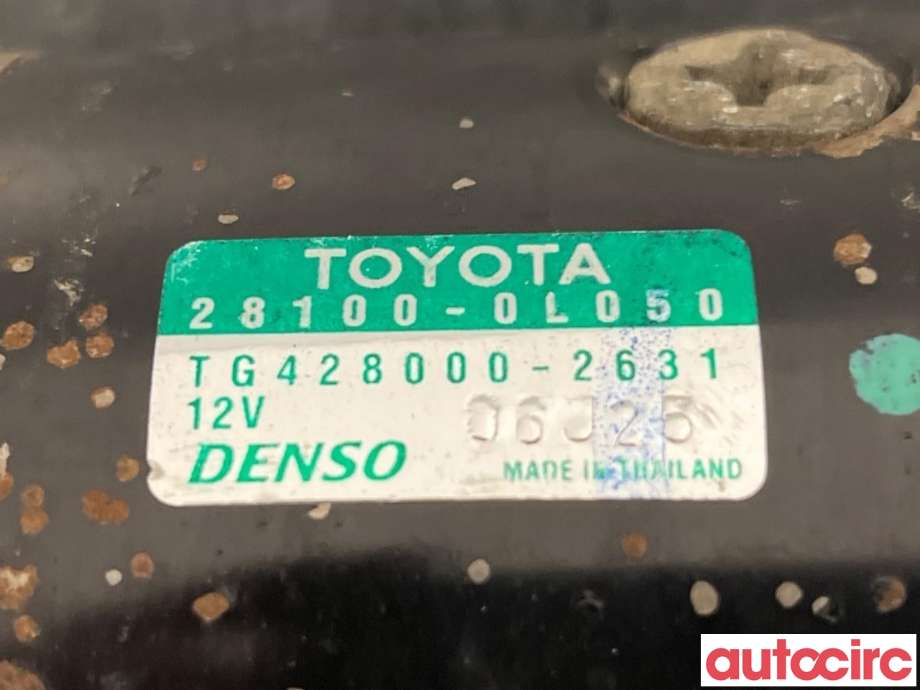 Starter diesel til Toyota Hilux 2006-2011  (TOYOTA|281000L050|428000-2631|28100-0L050)