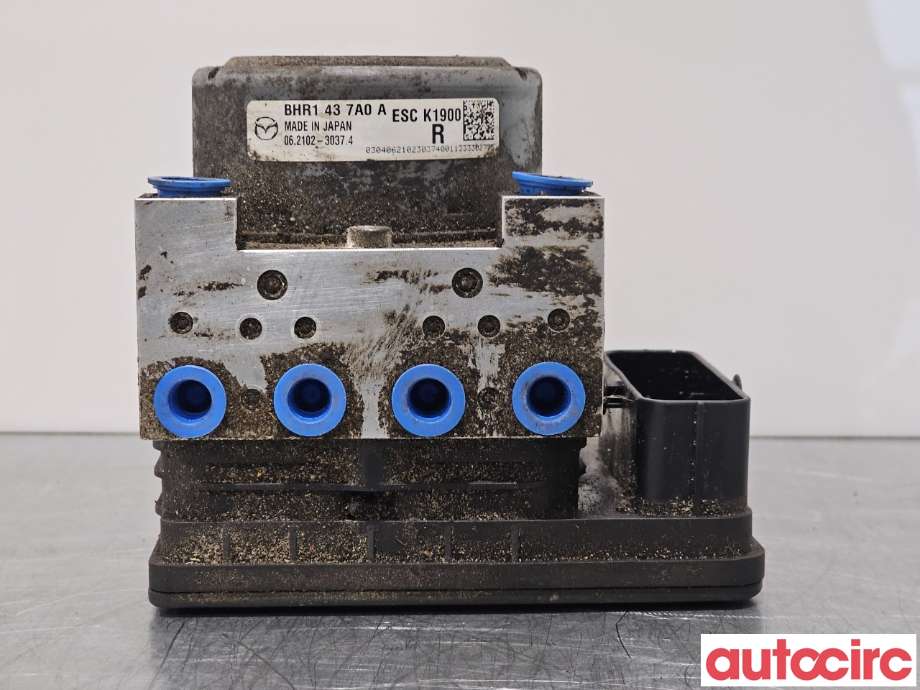 ABS sentral til Mazda 3 2013-2016 (Type III, Fase 1) (MAZDA|BHY3-43-7A0D|BHR1437A0A)