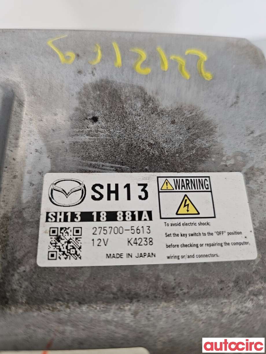 Styreenhet motor til Mazda 3 2013-2016 (Type III, Fase 1)  (MAZDA|SH13-18-881B|SH1318881A)