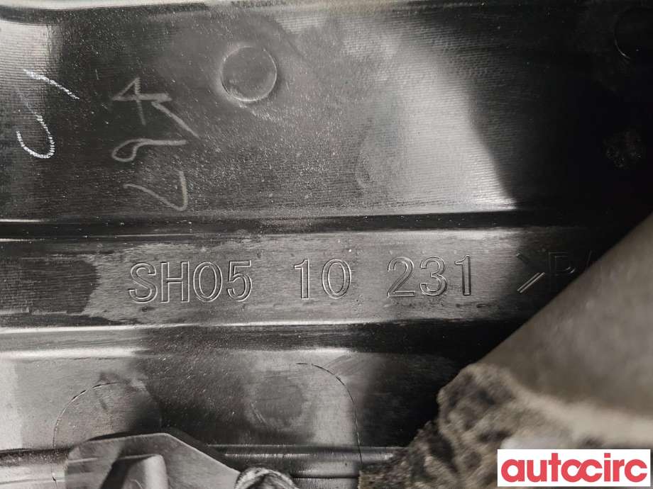 Motordeksel over motor til Mazda 3 2013-2016 (Type III, Fase 1)  (MAZDA|SH05-10-230|SH0510231)