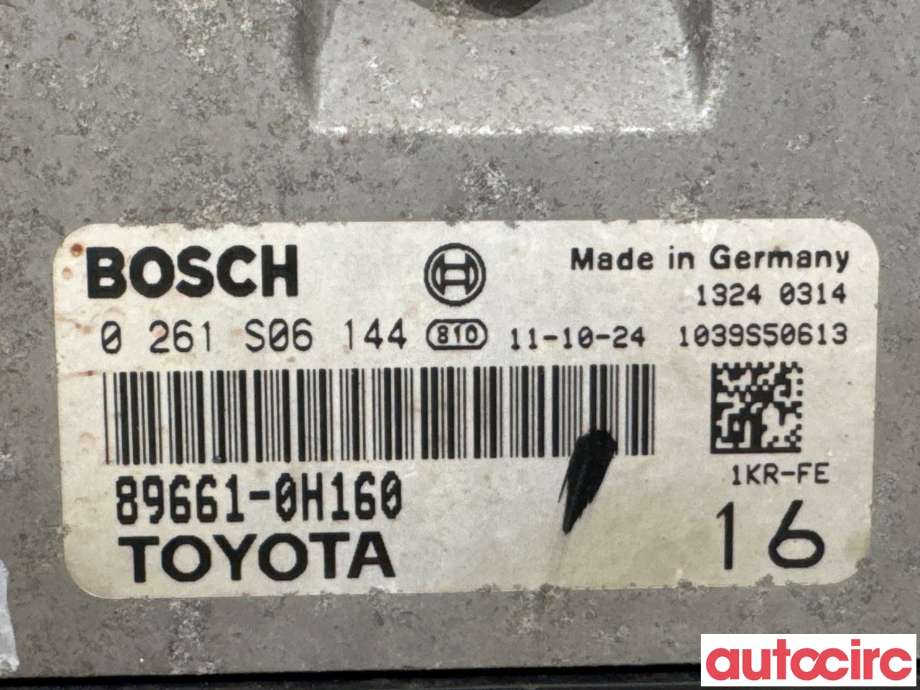 Styreenhet motor til Toyota Aygo 2005-2014 (Type I) (TOYOTA|896610H160|0261S06144|89661-0H160)