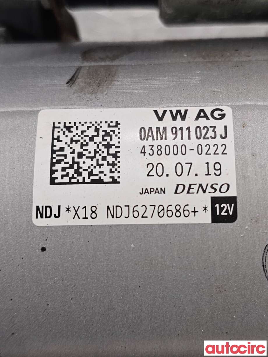 Starter diesel til VW Passat 2015-2019 (Fase 1) (B8) (B8) (VOLKSWAGEN|0AM911023JX|438000-0222|0AM911021EX)