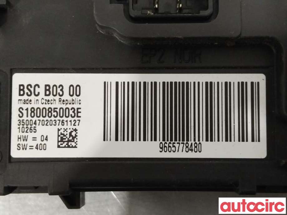Styreenhet comfort (BCM) til Citroën C4 2004-2011 (Type I)  (CITROEN|NO NR||9665778480)