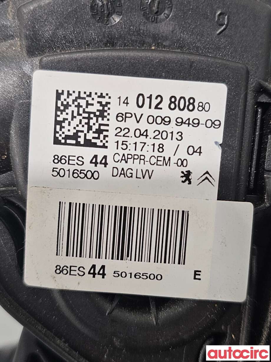 Pedal gass til Citroën Jumpy 2007-2016 (Type II)  (CITROEN|1601CF)