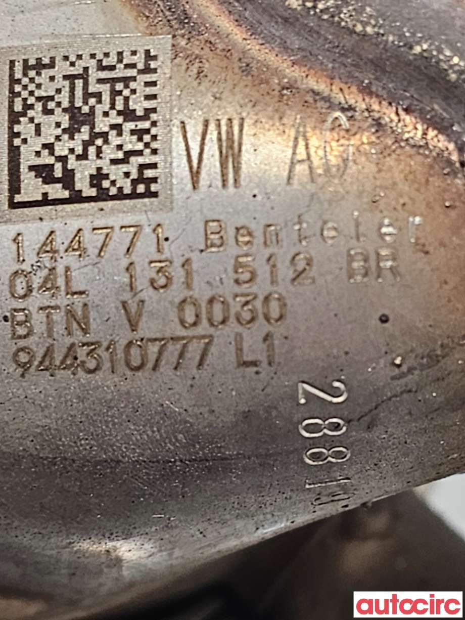 EGR-kjøler til VW Passat 2015-2019 (Fase 1) (B8) (B8) (VOLKSWAGEN|04L131512AM|04L131512BR)