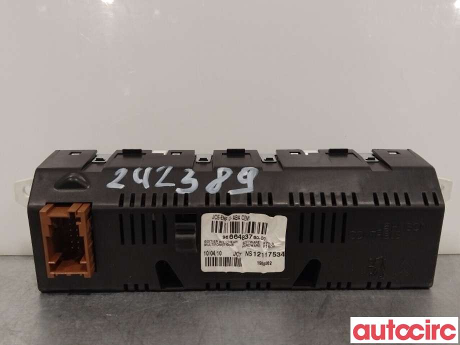 Multimedia display (MCU - Media Controller Unit) til Citroën C4 2004-2011 (Type I) (CITROEN|6593J2|9666483780)